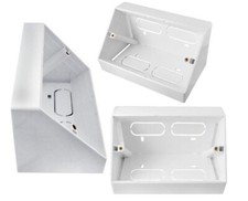 Angled Back Box 2 Gang Double