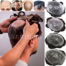 Mens Toupee Human Hair