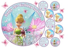 Tinkerbell edible icing - tinkerbell,