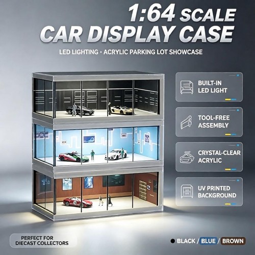 Diorama car garage - garage, models