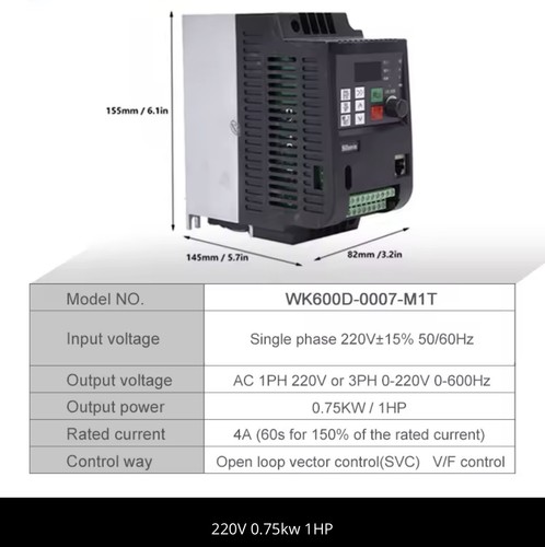 5kw vfd inverter - 1.5kw,
