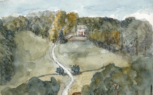 Scottish landscape antique - landscape,
