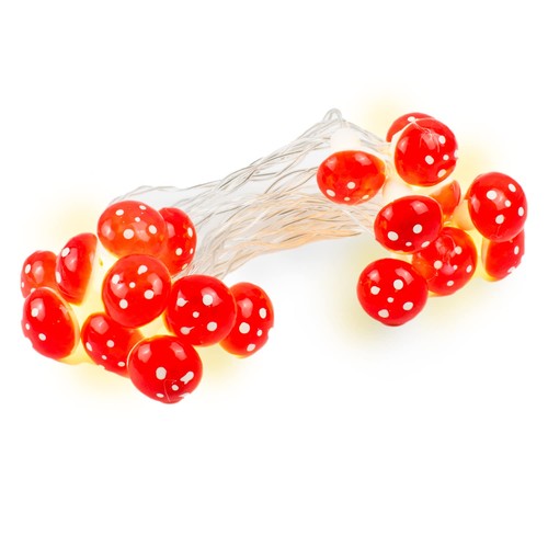 Toadstool string lights - lights, 20