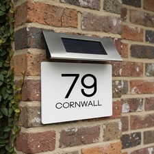 Solar LED Light Up Door Number