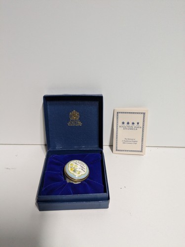 Halcyon days enamel box hrh - days,
