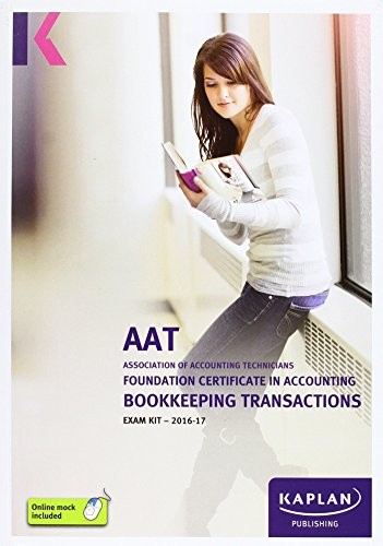 Aat bookkeeping transactions - bookkeeping,
