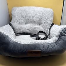 VEVOR Dog Car Seat for Small Dogs & Cats Cosy Pet Travel Bed