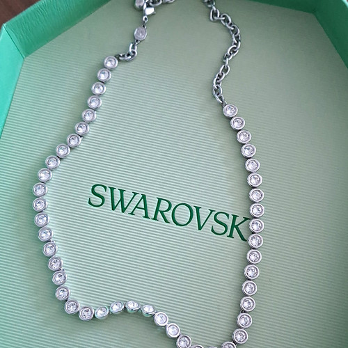 Swarovski tennis necklace - tennis,
