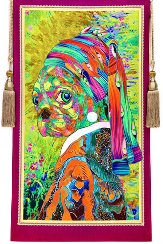 Dog 145 82cm art tapestry - art,