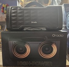 Oraolo LOUDER (R2202) Bluetooth Wireless Portable 40W Speaker With Strap - Black