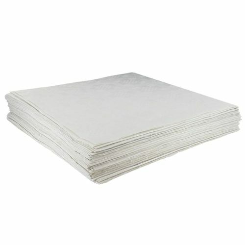 White disposable folded - 25,