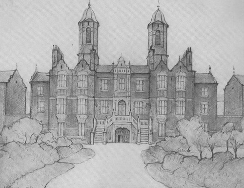 Lowry pencil drawing - l,