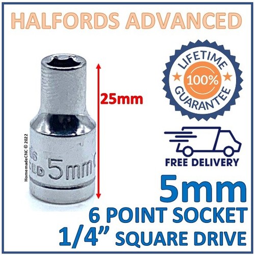 Halfords advanced 5mm - 5mm, 1/4"