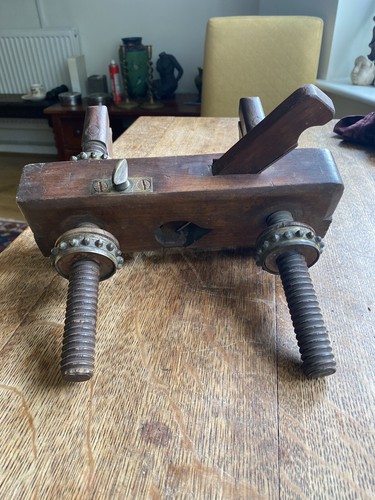 Antique wooden adjustable