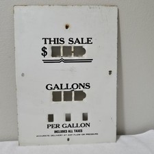 Vintage 1930s 1940s Gas Pump