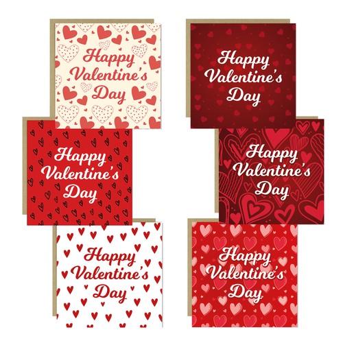 Valentines day cards pack - valentines,