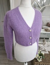 Zara Lilac Cropped Cosy Alpaca