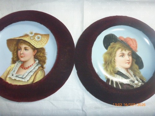 Antique porcelain plaque - antique,