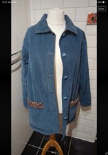 Vintage blue cord jacket