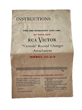 RCA Victor Victrola Record