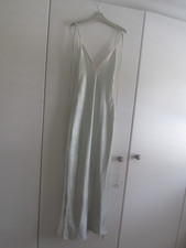 zara mint green/nude lace bias maxi dress size s
