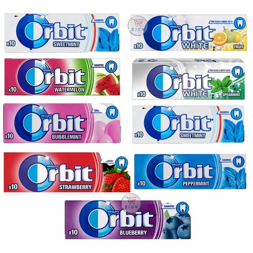 Wrigley orbit chewing - chewing, gum