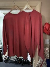 TU Long Sleeve Tops Men’s Red/Orange Mix Size XXL X2