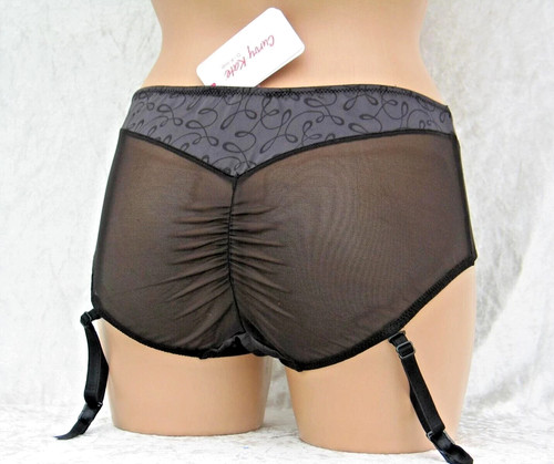 Knickers black size silky - black, 10