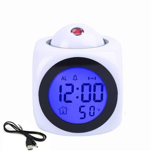 Digital led projection alarm - led,