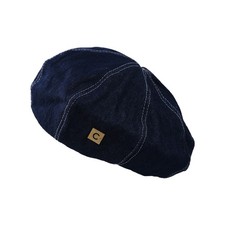 Women's Denim Beret Hat