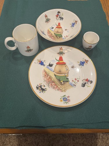 Vtg humpty dumpty - dumpty, 4pc