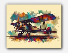 Vintage airplane WWI Royal