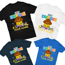 Personalised Name Kids HEY DUGGEE Gamer Gaming Short Sleeve Boys Girls  Xmas