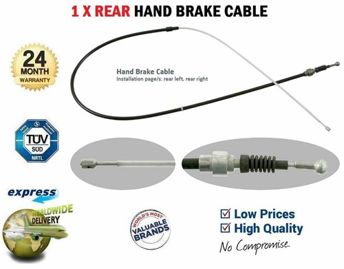 Handbrake rear brake cable - 1x,
