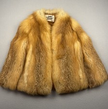 Vintage Red Fox Fur Coat