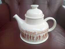 Crown Devon - Vintage Isaac Walton & Co, Newington Causeway, London Teapot