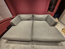 Massive Grey Double Chaise