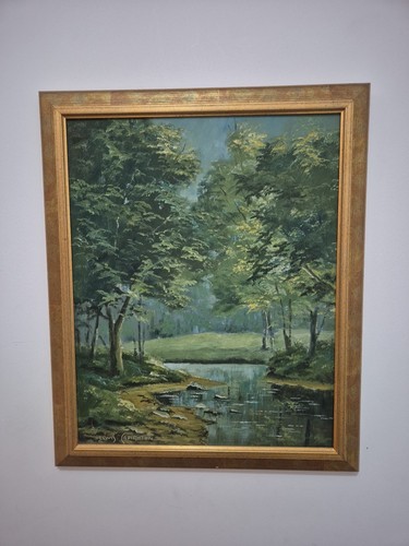 Vintage lewis creighton oil - vintage,