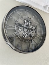 Real Moving Gears Wall Clock