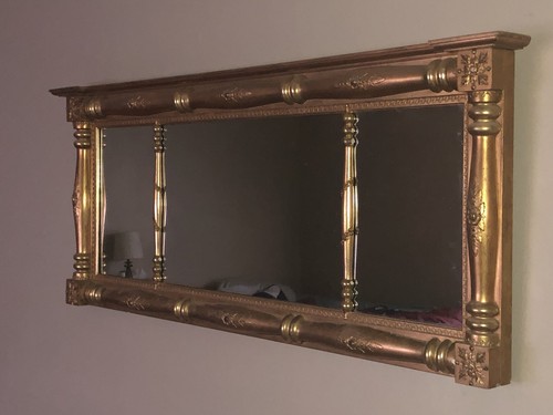 Antique over mantle triple - antique,