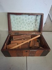 vintage antique wood box for