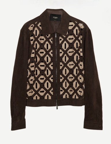 Fendi mens ss20 suede - ss20, leather