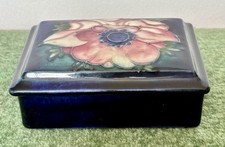 MOORCROFT Anemone Pattern  Trinket Box