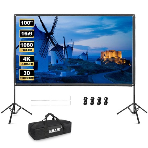 Projector screen with stand - screen,