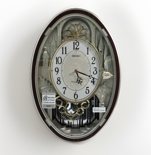 Seiko wall clock swarovski - seiko,