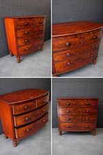 Antique Victorian Mahogany Bow
