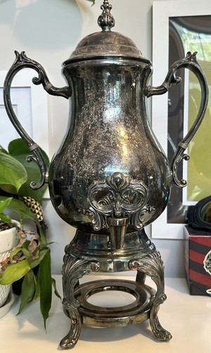 Vintage silverplate coffee urn - silverplate,