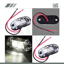 2pcs 2.5'' Oval White