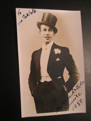 Signed card photo man in - signed, card/photo