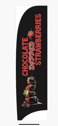 Chocolate strawberries feather - chocolate,